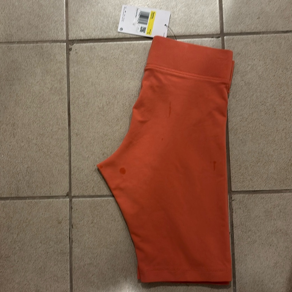 Nike tight fit mid rise short length